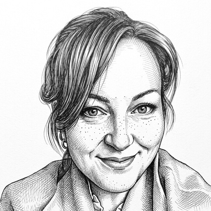 Illustrated portrait of Kate Byrne